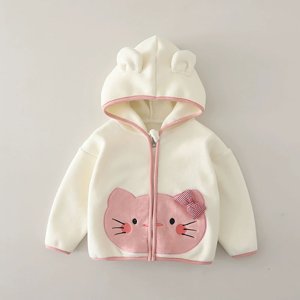 Winter Clothing Activities For Toddlers - 秋冬キッズガールズ服 ベビー服 カジュアル フード付きリボンジャケット アウターウェア 幼児用