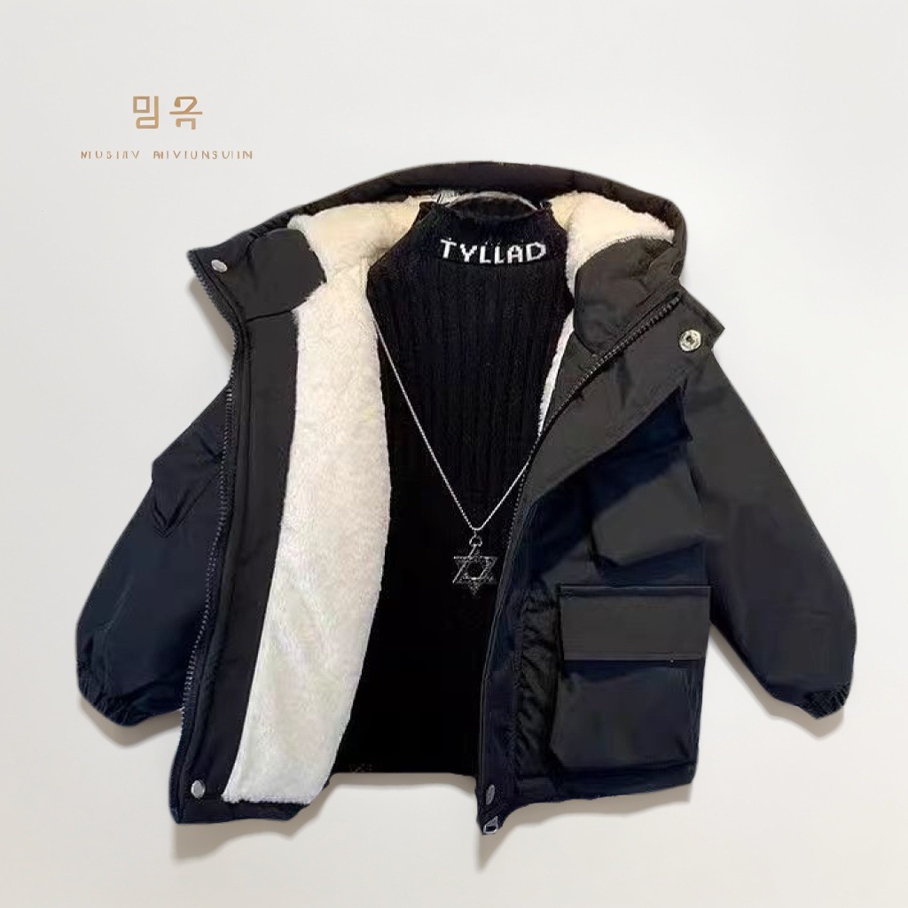 Winter Clothing Activities For Toddlers - 冬の赤ちゃん男の子ジャケット子供暖かい綿厚いコート子供ジッパーフード付き上着プラスベルベットコート幼児子供服