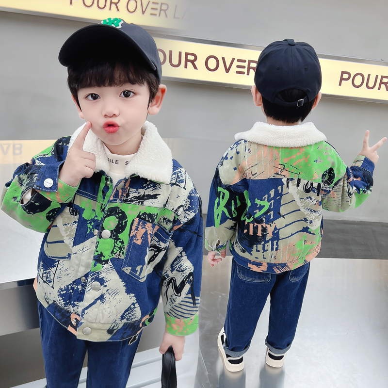 Winter Clothing Activities For Toddlers - キッズベビー暖かいデニムジャケットパーカーコート毛皮付き幼児男の子女の子サーマルトレンチコート子供冬服アウター