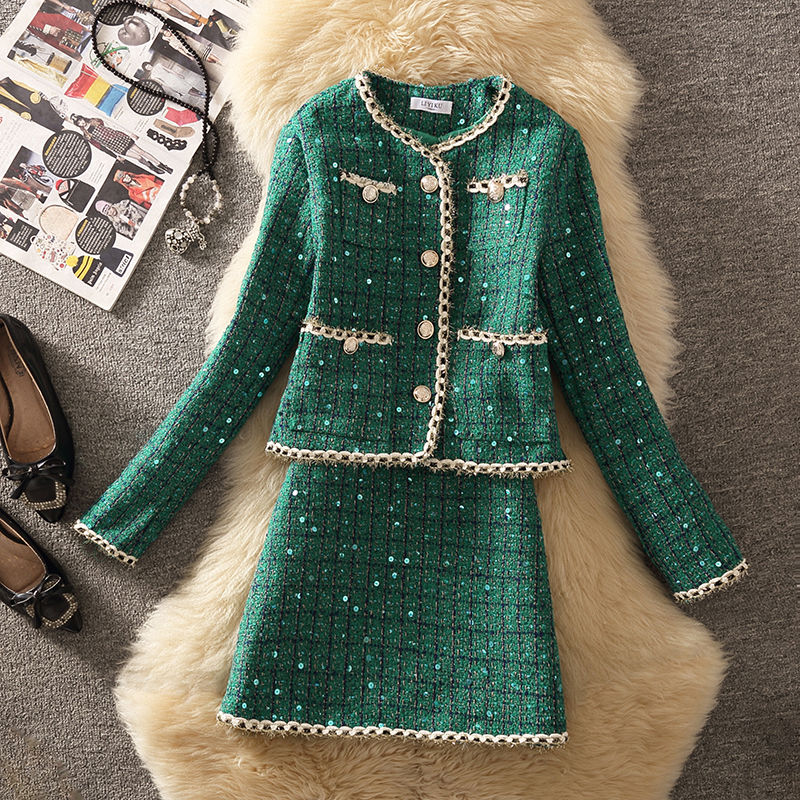 Jack Winter Clothing - 女性のためのヴィンテージのツイード衣装,女性のための香りのスーツ,ジャカードスカートとスカート,エレガントなイブニングウェア,冬