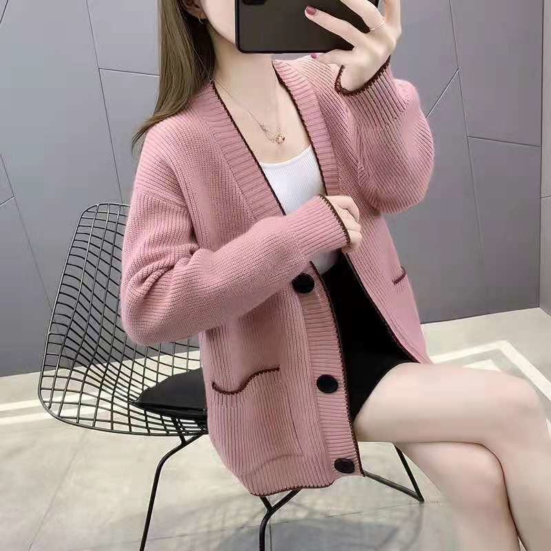Winter Clothing Trends For Women - 2025年冬 レディース カーディガン 暖かい 原宿系 韓国風