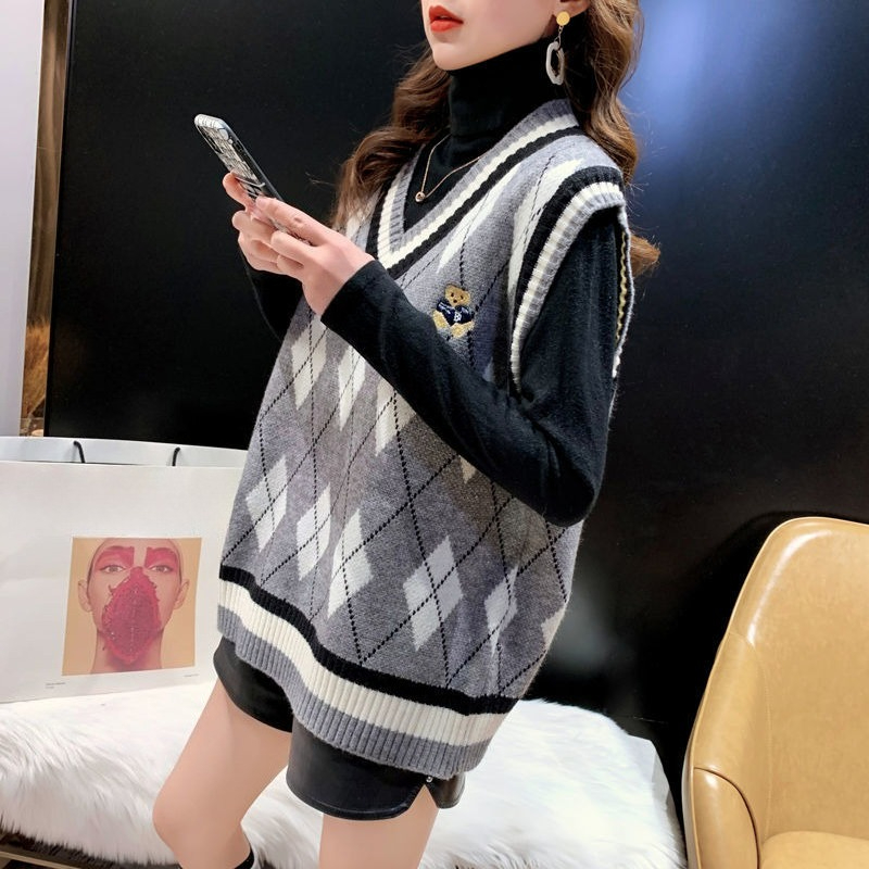 レッドニットベスト レディース ノースリーブ チョッキ 冬  - Winter Clothing Trends For Women のレビューと価格