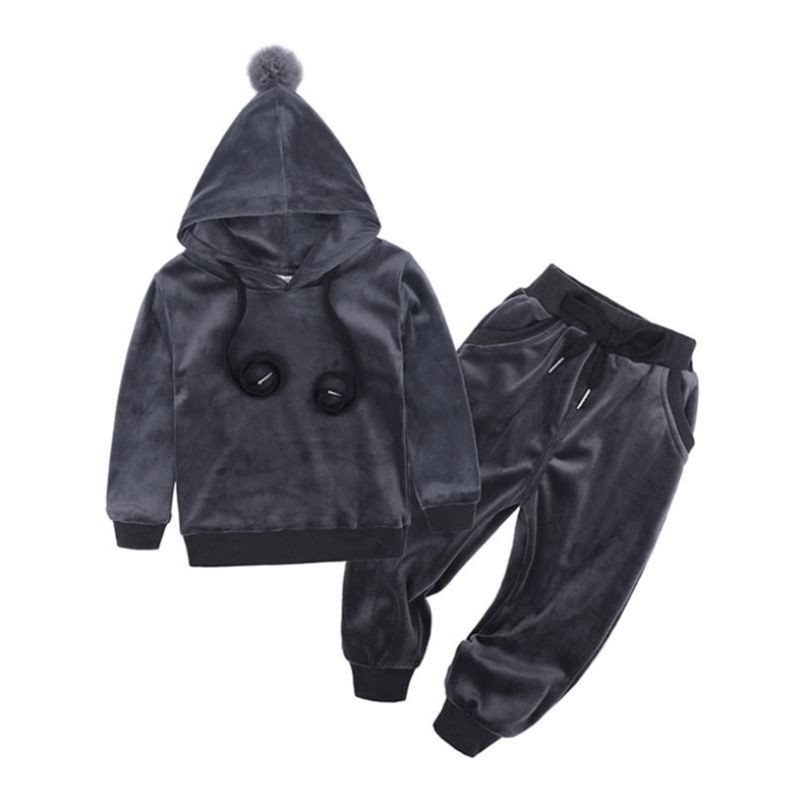 ベルベットフード付きベビー服セット,男の子と女の子のための子 - Winter Clothing Activities For Toddlers のレビューと価格