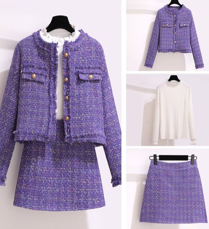 女性のためのツイードジャケットとスカート、ジャカード衣装、暖 - Jack Winter Clothing のレビューと価格