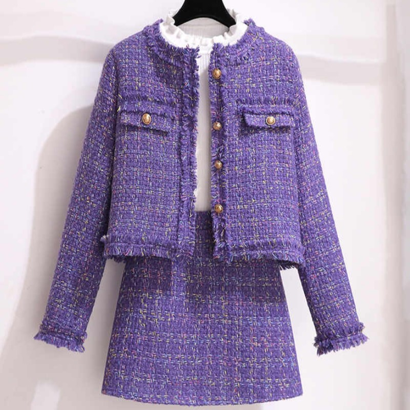 女性のためのツイードジャケットとスカート、ジャカード衣装、暖 - Jack Winter Clothing のレビューと価格