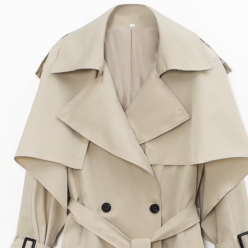 Dave&Di 女性服ミニマリストカーキトレンチコート英国エ - Jack Winter Clothing のレビューと価格