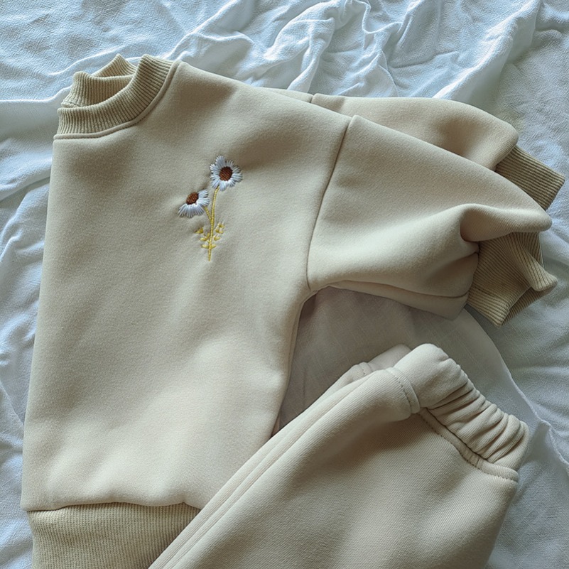 ベビーガールフリースプルオーバートップス+パンツスーツ秋冬幼 - Winter Clothing Activities For Toddlers のレビューと価格