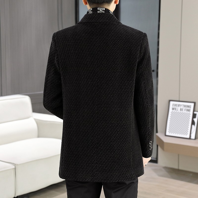 メンズウールスカーフカラージャケット,フリースウォームコート - Jack Winter Clothing のレビューと価格