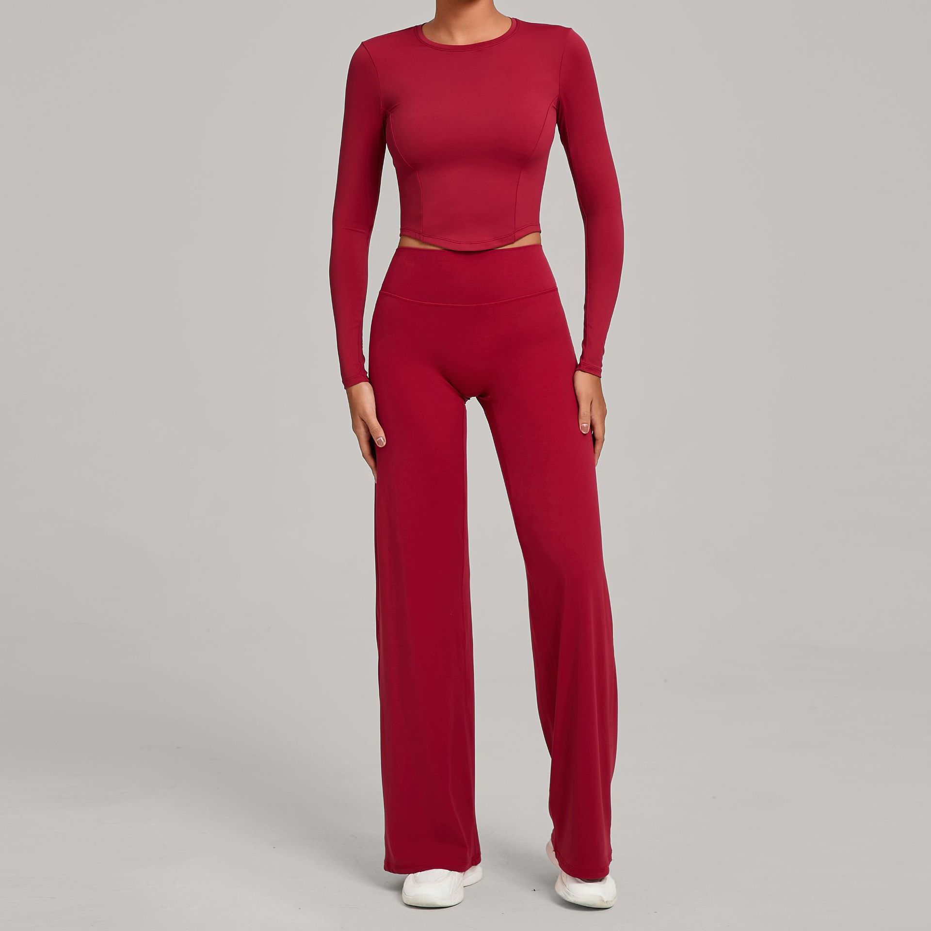 ジムウェア 2ピース ヨガスーツ スポーツセット レディース - Winter Clothing Trends For Women のレビューと価格