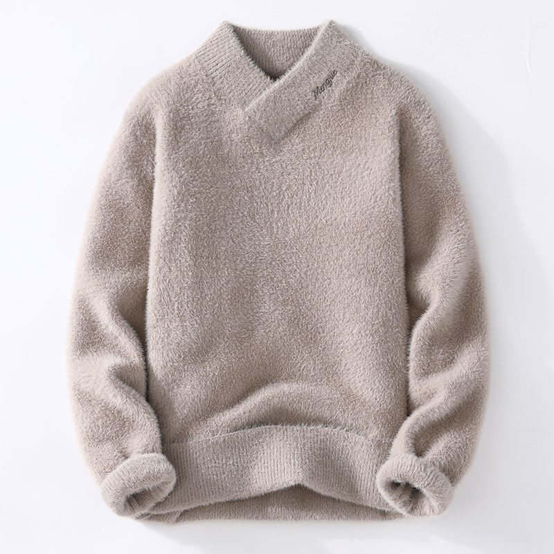 セーター男性冬韓国スタイルメンズファッション暖かいセーター  - Winter Clothing Cute のレビューと価格