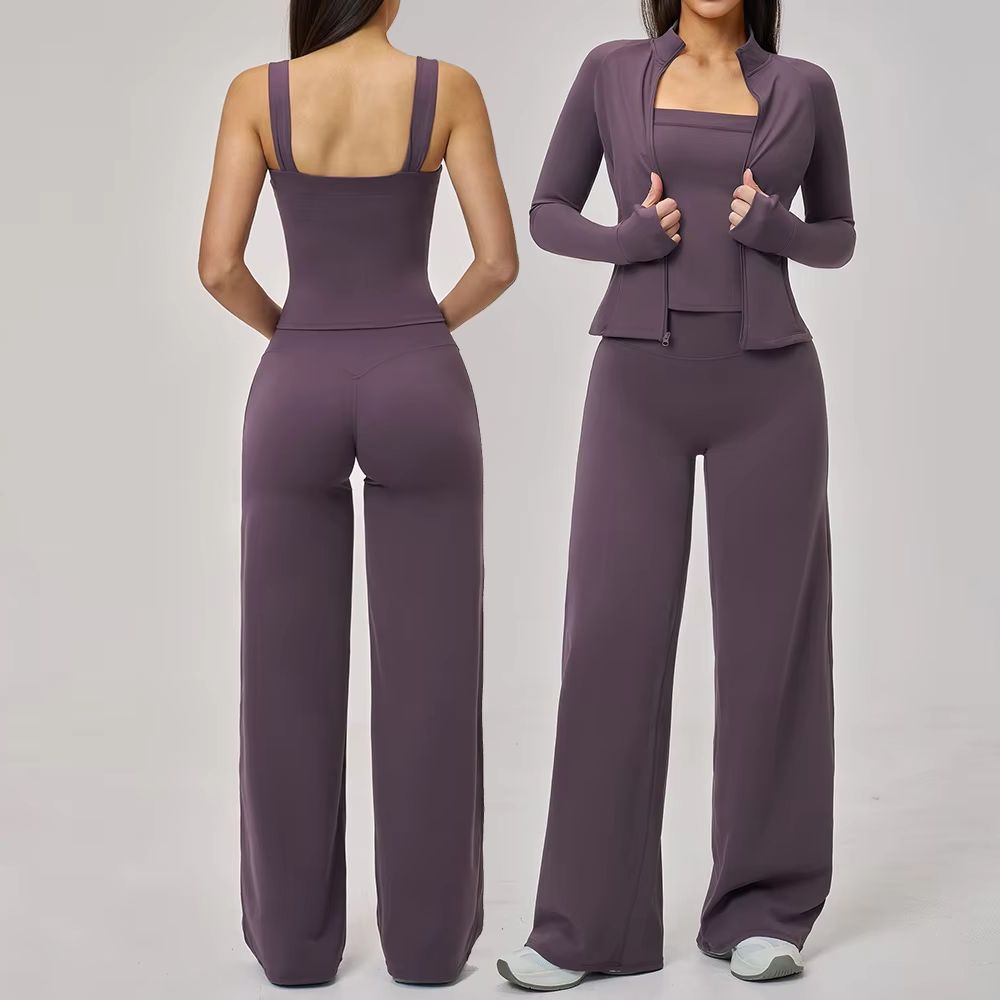 ヨガセット レディース スポーツウェア 2/3点セット ジム - Winter Clothing Trends For Women のレビューと価格