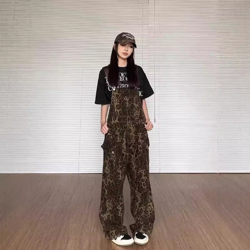 2026年新作 レディース レオパード柄 デニムオーバーオー - Winter Clothing Trends For Women のレビューと価格