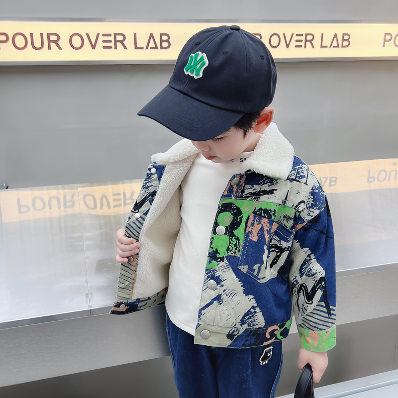 キッズベビー暖かいデニムジャケットパーカーコート毛皮付き幼児 - Winter Clothing Activities For Toddlers のレビューと価格