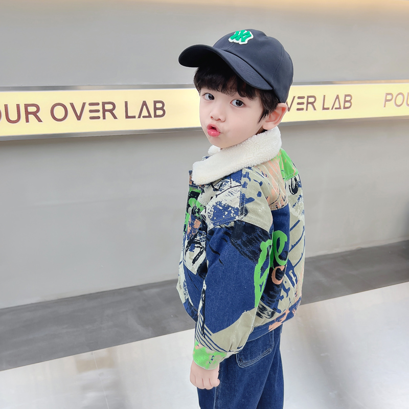 キッズベビー暖かいデニムジャケットパーカーコート毛皮付き幼児 - Winter Clothing Activities For Toddlers のレビューと価格