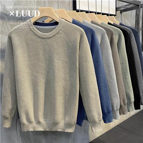 メンズ韓国セーター,秋冬セーター,厚手のラウンドネック,ニッ - Winter Clothing Cute のレビューと価格