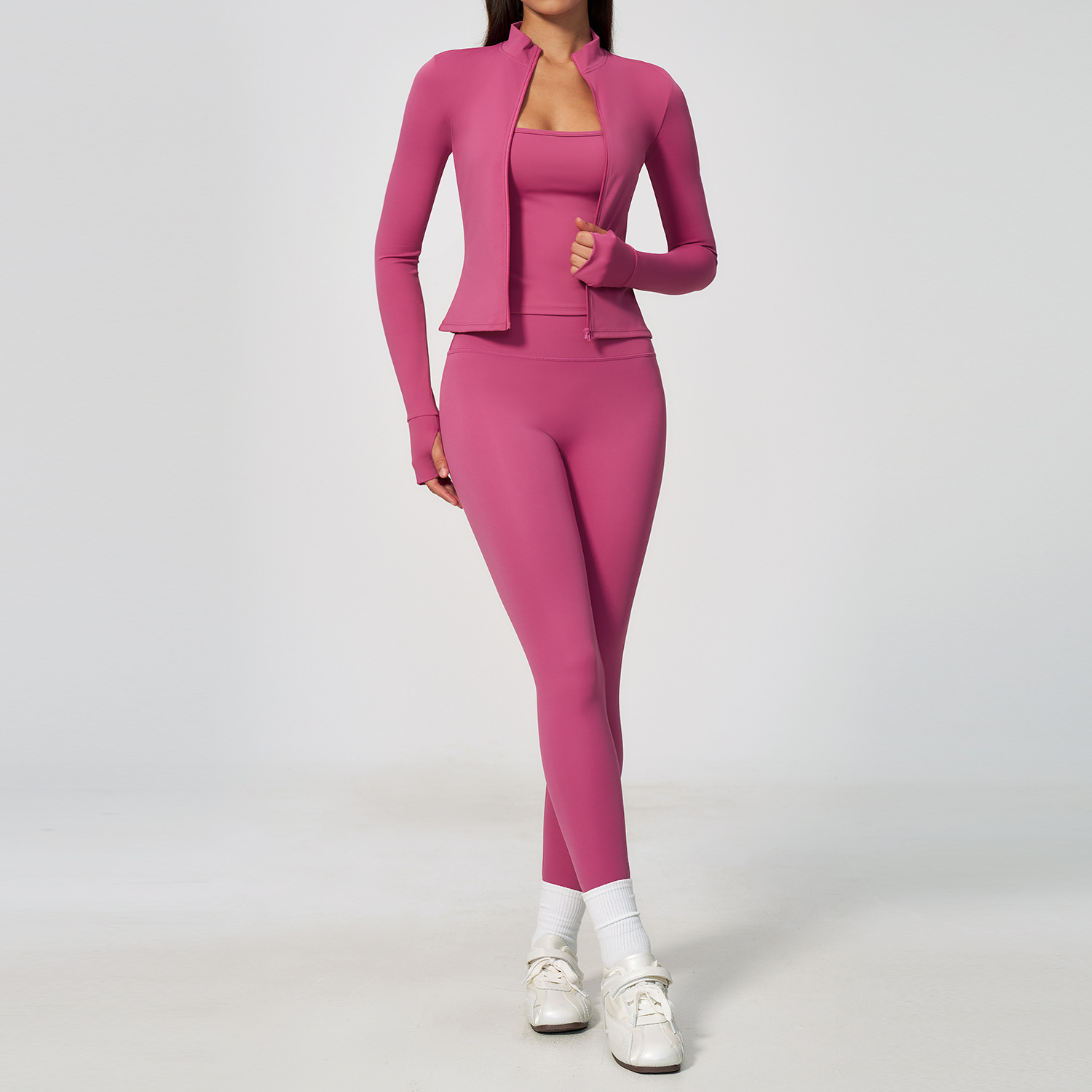 女性用ヨガセット 3点セット ワークアウトセット スポーツウ - Winter Clothing Trends For Women のレビューと価格