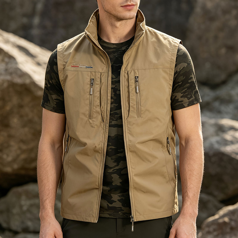 メンズ ベストジャケット、ランニングジャケット、袖なしシャツ - Winter Clothing Matching のレビューと価格
