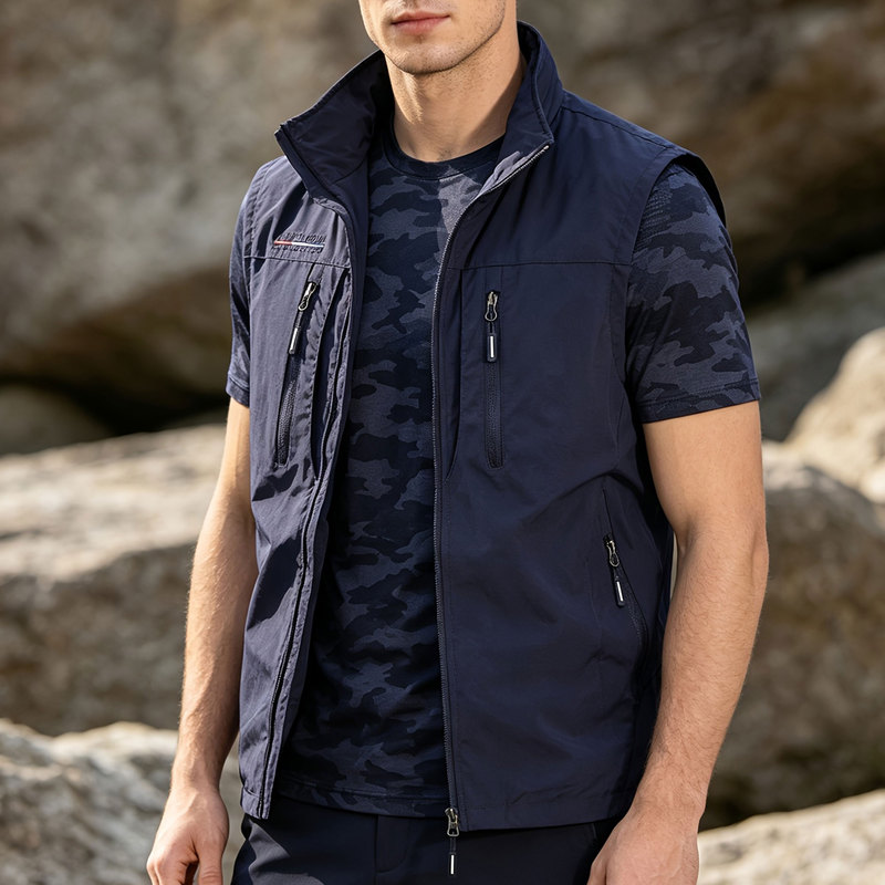 メンズ ベストジャケット、ランニングジャケット、袖なしシャツ - Winter Clothing Matching のレビューと価格