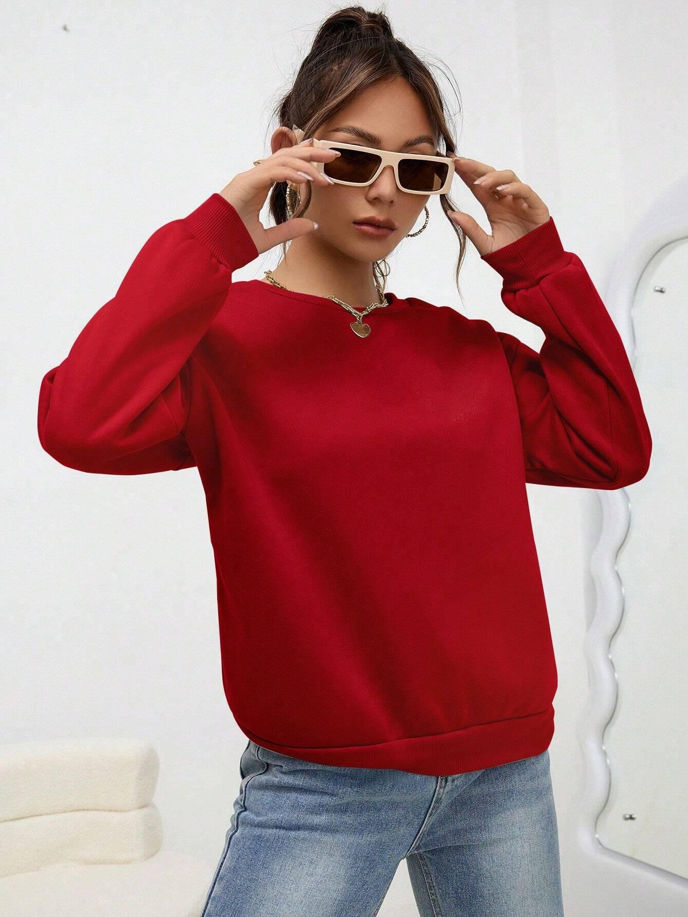 ソリッドカラー マルチカラー プラスサイズ 女性用パーカー  - Winter Clothing Clearance Sale のレビューと価格