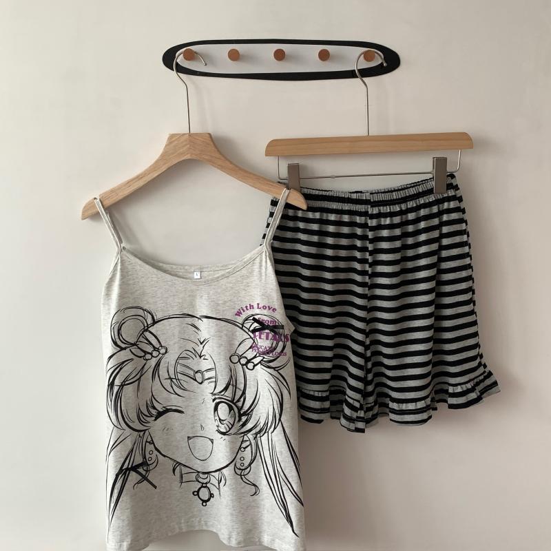 大きいサイズのレディース服 韓国風セーラームーンパジャマ 夏 - Winter Clothing Trends For Women のレビューと価格