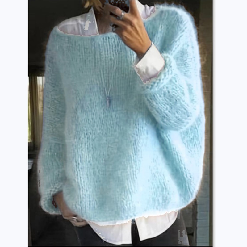 女性用長袖ニットセーター,ルーズセーター,コートデザイン,カ - Winter Clothing Trends For Women のレビューと価格